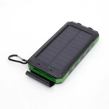 BANCO DE ENERGÍA SOLAR DE SUPERVIVENCIA + LINTERNA
