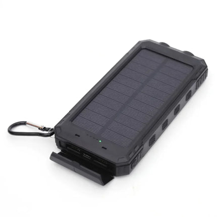 BANCO DE ENERGÍA SOLAR DE SUPERVIVENCIA + LINTERNA
