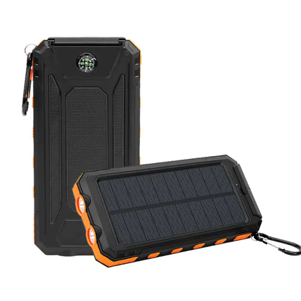 BANCO DE ENERGÍA SOLAR DE SUPERVIVENCIA + LINTERNA