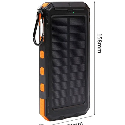 BANCO DE ENERGÍA SOLAR DE SUPERVIVENCIA + LINTERNA
